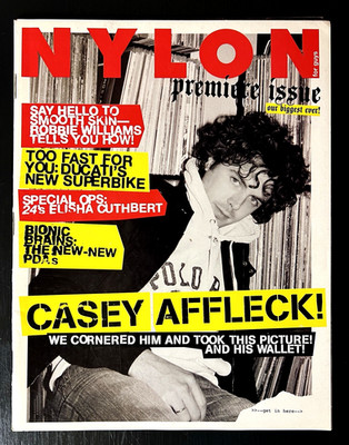 Nylon Guys Magazine / Premiere Issue 2004 / Casey Affleck / Rare!
