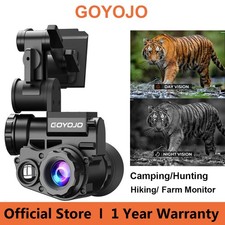 GOYOJO NVG10 Night Vision Goggles Helmet-Mounted Hunting Monocular 1080P HD NVG