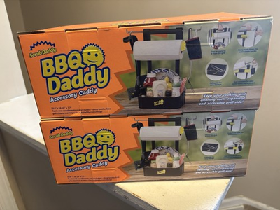 #ad Scrub Daddy BBQ Daddy Grill Accessory Caddy Black $9.50