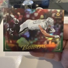 2025 Panini Luminance #79 BROCK BOWERS Green Field Level /100 🔥 RAIDERS