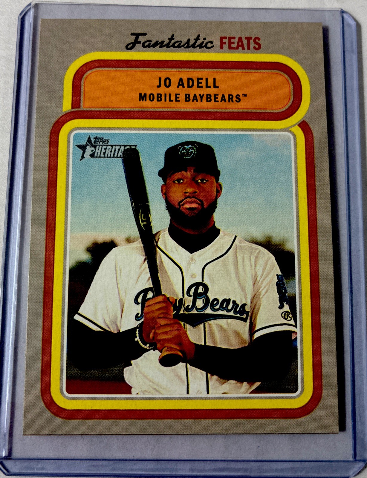 2019 TOPPS HERITAGE MINOR LEAGUE #FF-13 JO ADELL FANTASTIC FEATS