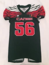 Strong Arm Brand Canes Number #56 Jersey Please Read The Description