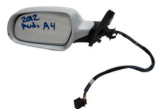 10 11 12 13 14 Audi A4 Side Door Mirror Left Driver LH White