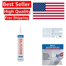 Versatile Clear Marine Silicone Sealant 10.1 Oz - Waterproof Easy to Apply