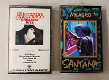 Santana Cassette Tape Album Lot Of 2 Greatest Hits  Milagro