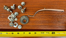 1958 Pontiac misc. hardware & dashboard chrome strip, GM 4726813, re-plated hdwe