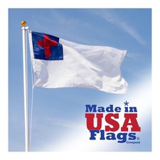 Christian Flag 3x5 Outdoor - Double Sided Nylon