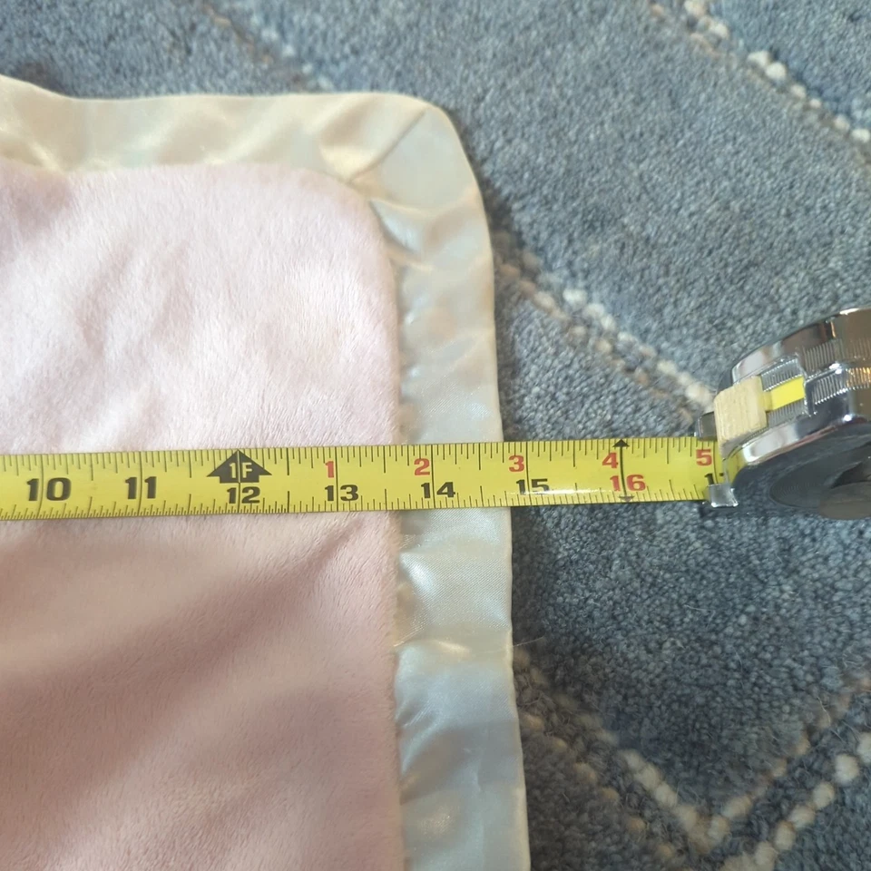 Rare Douglas Baby Pony Horse Pink White Satin Trim Security Blanket Lovey 14" - Image 4 of 4