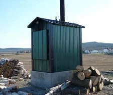 Plan Furnace Wood burner exterior (boiler outdoor)