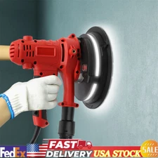 1200W Electric Drywall Sander Auto Vacuum & LED Variable Speed Dry Wall Sanding