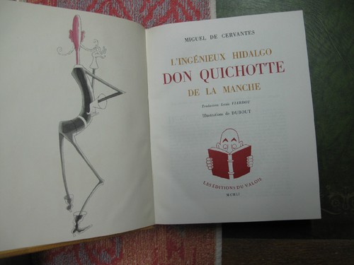 L'ingénieux hidalgo Don Quichotte de la Manche, illustrations de Dubout 1951 - Picture 3 of 4