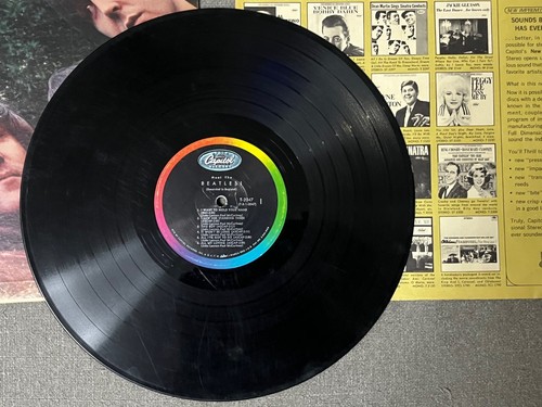 The Beatles Rubber Soul LP Capitol ST2442 VG Cover EX Vinyl Rainbow Label - Imagen 5 de 6