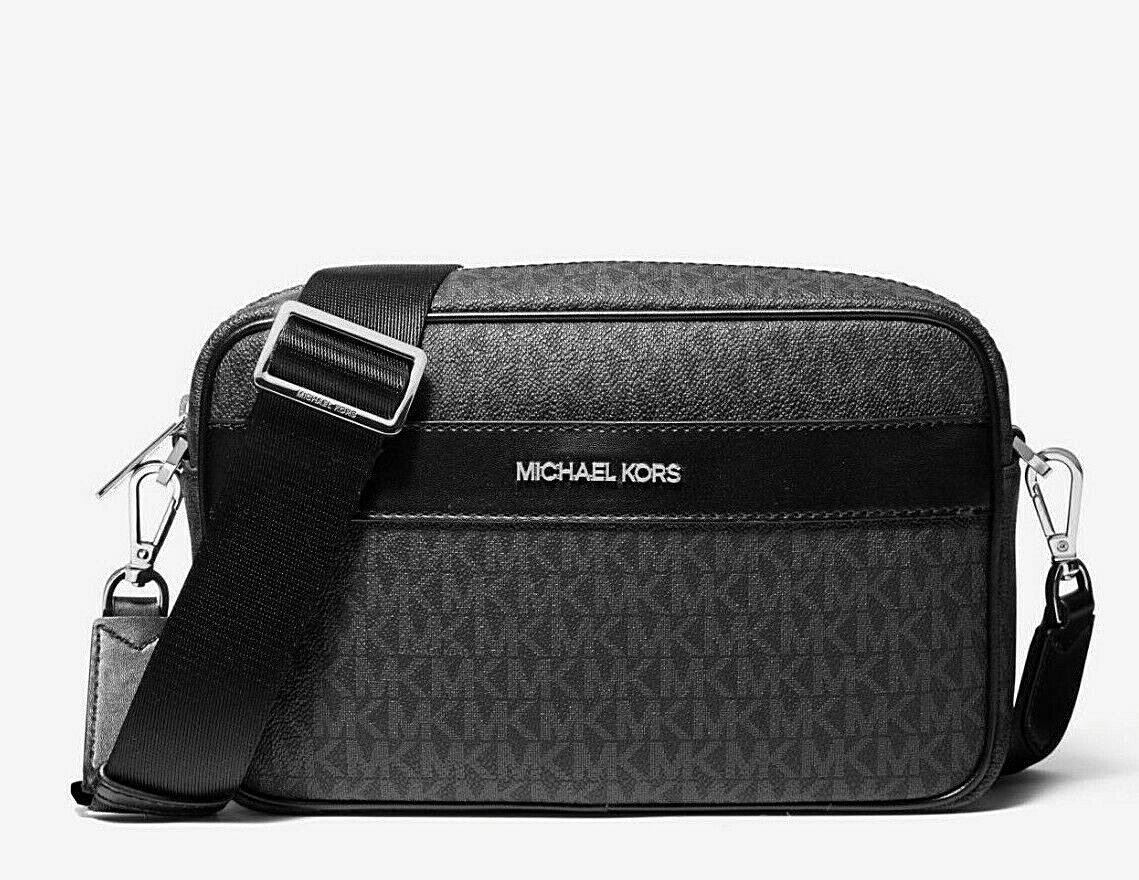 Michael Kors Jet Set Kenly Signature Crossbody Handbag - Black for sale  online | eBay