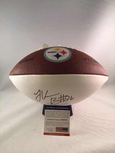 PSA/ADN DE FÚTBOL PSA/ADN DE PITTSBURGH STEELERS FIRMADO LEVEON BELL - Imagen 2 de 5