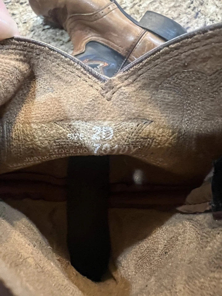 Botas Justin Niños Talla 2D Cuero 7010Y Foto 3 de 4