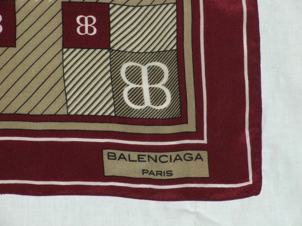 Balenciaga Silk Scarf eBay