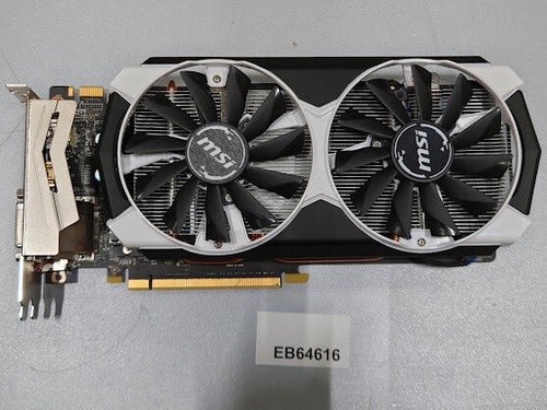 MSI GTX 960 2GD5T OC Graphics Card - Used, Scratched, No Accessories