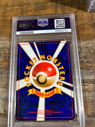 Pokemon 1996 Japanese Basic CHARIZARD Holo #6 PSA 4 RARE swirl - Picture 2 of 2