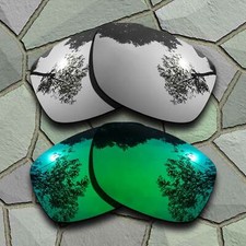 Silver Jade Green Lenses Replacement For-RB2140-54mm Polarized