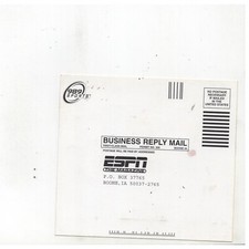 ESPN Playstation Registration Card Mail-In INSERT ONLY Authentic