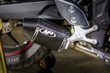 IN STOCK M4 Exhaust Carbon Street Slayer slip-on for 2015-2024 Yamaha R3 YA3014