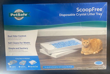PetSafe Scoop Free Disposable Crystal Litter Tray w/ Lid PAC00-I4229 NEW Sealed