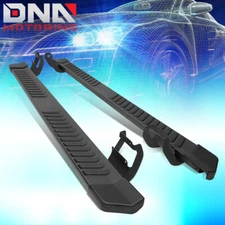 For 2015-2020 Ford F150 Super Crew Cab 6" Side Step Nerf Bar Running Board Black