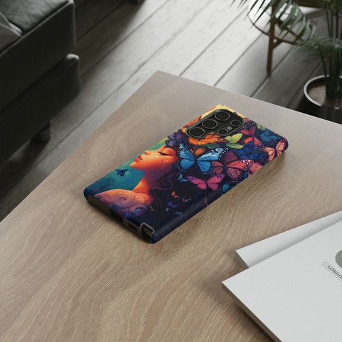Butterflies Girl Beauty Phone Case for iPhone, Samsung Galaxy, Pixel - 第 198/240 張圖片