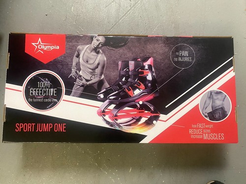 OLYMPIA SPORT Unisex Fitness Jump Shoes Black and Red/Blue - Picture 3 of 61