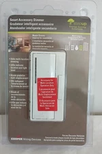 Cooper Smart Dimmer Switch w/preset. ARD-W-K. White. (Lot of 2)  NEW. Ships Free