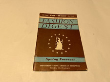 1955-56 FASHION DIGEST- fall winter--Young American Designers--Original