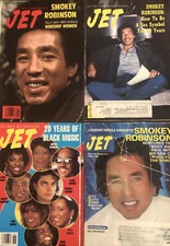 Smokey Robinson 1980-2004 JET Magazine Lot of 4 The Miracles