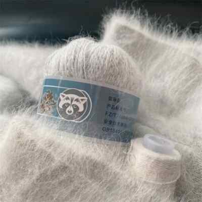 5 Pcs Cashmere Mink Fur Yarn for Knitting Long Plush Wool Crochet Knitting Yarn