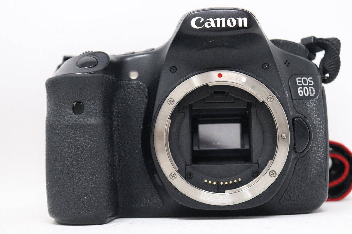 Canon EOS 60D 18.0MP Digital SLR Camera - Black (Kit w/ EF-S