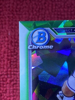 2021 Bowman Chrome Sapphire Edition Prospects Green