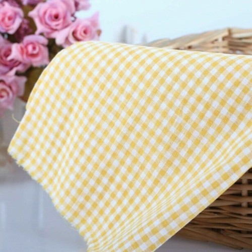 Baumwolle Kariert Stoff Retro Tartan Tischdecke Baby Kleid Vorhang Landschaft - Bild 17 von 17