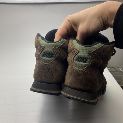Vintage 90s Nike Caldera ACG Hiking Boots Brown Suede Size 7.5 940305 IB (Read) - 第 8/13 張圖片