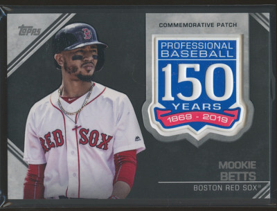 Mookie Betts 2019 Topps 150th Anniversary Commemorative Patch