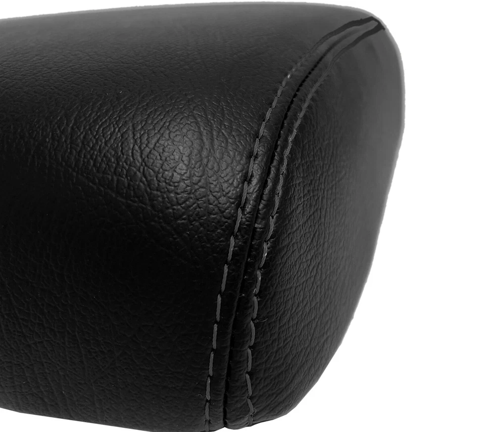 Fits 2014-2020 Infiniti QX60 PVC Leather Console Lid Armrest Cover Black - Image 4 of 4