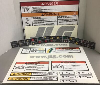 Total Source Platform Decal Kit 1001108723 For JLG 860SJ (b190)