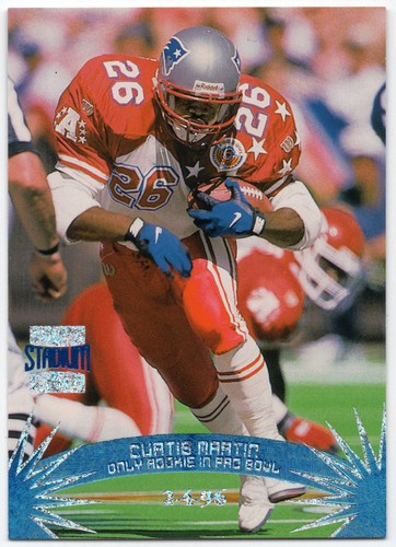 NFL Single Trading Cards Curtis Martin New England Patriots New York Jets - Picture 176 of 211