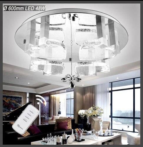 LED Deckenleuchte Kristall 1666 Fernbedienung Lichtfarbe getrennt schaltbar - Bild 3 von 14