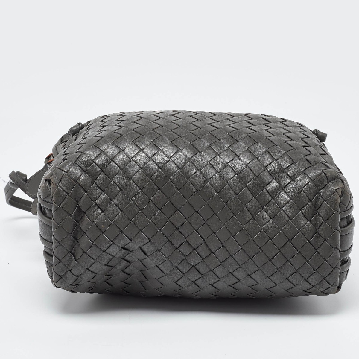 バッグ・カバンその他 BOTTEGA VENETA Intrecciato Nodini Cross Bag Light Gray 24535 Bottega Veneta Intrecciato Nodini Bag Crossbody Shoulder