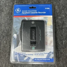 Vintage GE Automatic Voice Activated Handheld Cassette Recorder  3-5365 - NEW