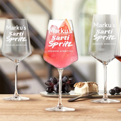 Leonardo Sarti Spritz Aperitif Glas mit Gravur - das Frauengeschenk - Geburtstag - Bild 37 von 42