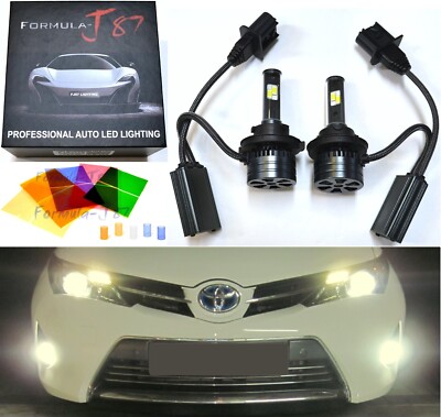 LED Kit F15 140W 9008 H13 4300K Stock Two Bulbs Headlight Dual High Low Beam Fit
