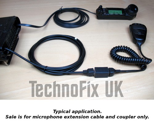 1m 8p8c RJ45 Przedłużacz mikrofonu do Yaesu FT-857 FT-891 FT-897 itp. - Zdjęcie 2 z 3