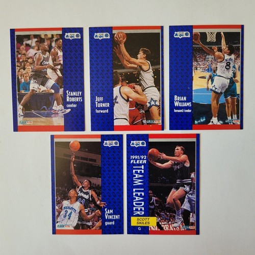 ORLANDO MAGIC Basketball Cards You Pick Series 1 & 2 Team Sets 1991-92 Fleer - Picture 3 of 3