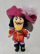 Disney/SEGA Captain Hook 10 Inch Plush Doll from Movie Peter Pan