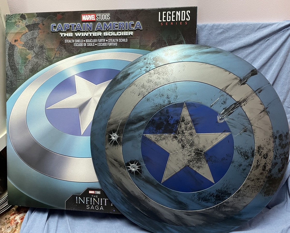 Battle Damaged Marvel Legends Captain America Shield Adult